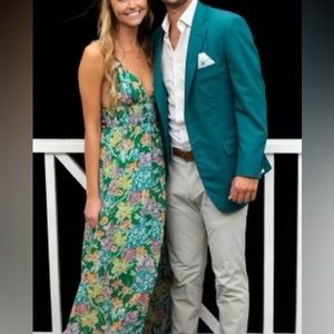 Green floral Vici  dress